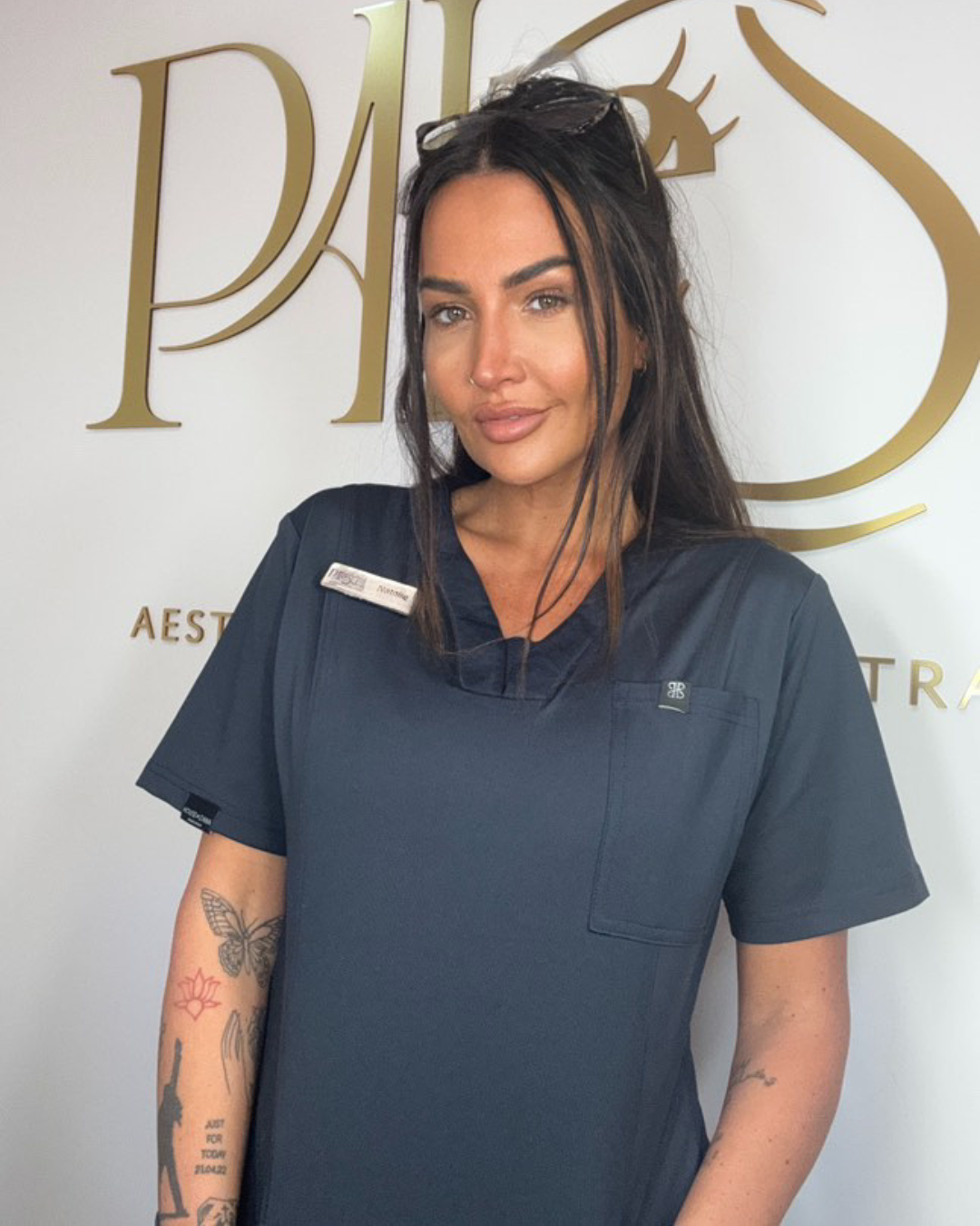 Natasha Ultimate Comfort Fleece-Lined Scrub Top