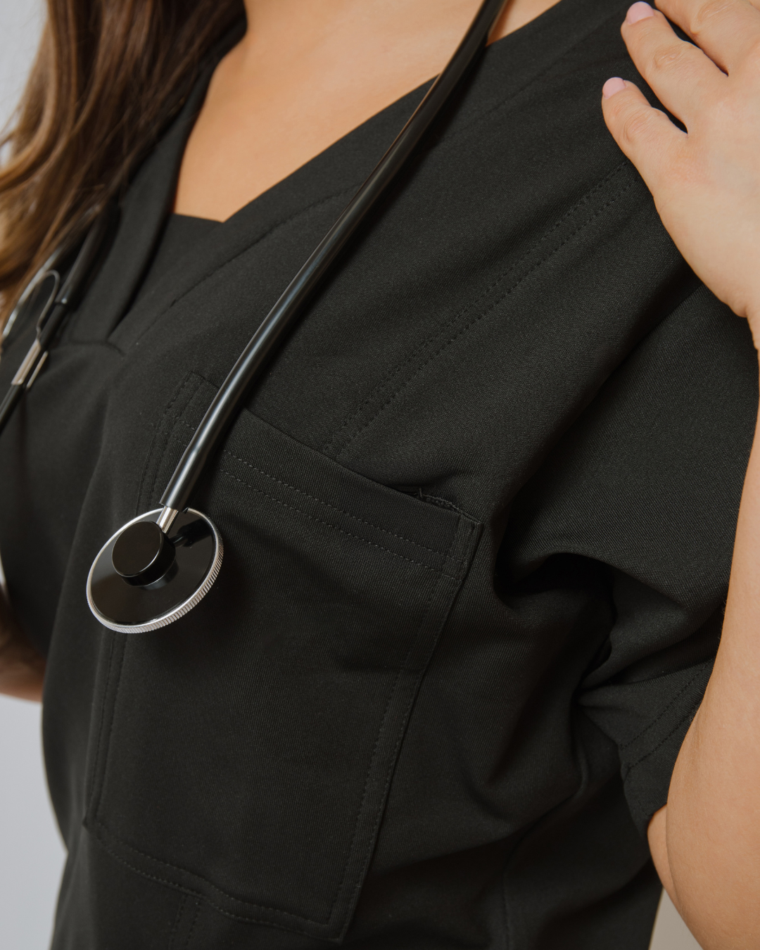 Natasha Ultimate Comfort Fleece-Lined Scrub Top
