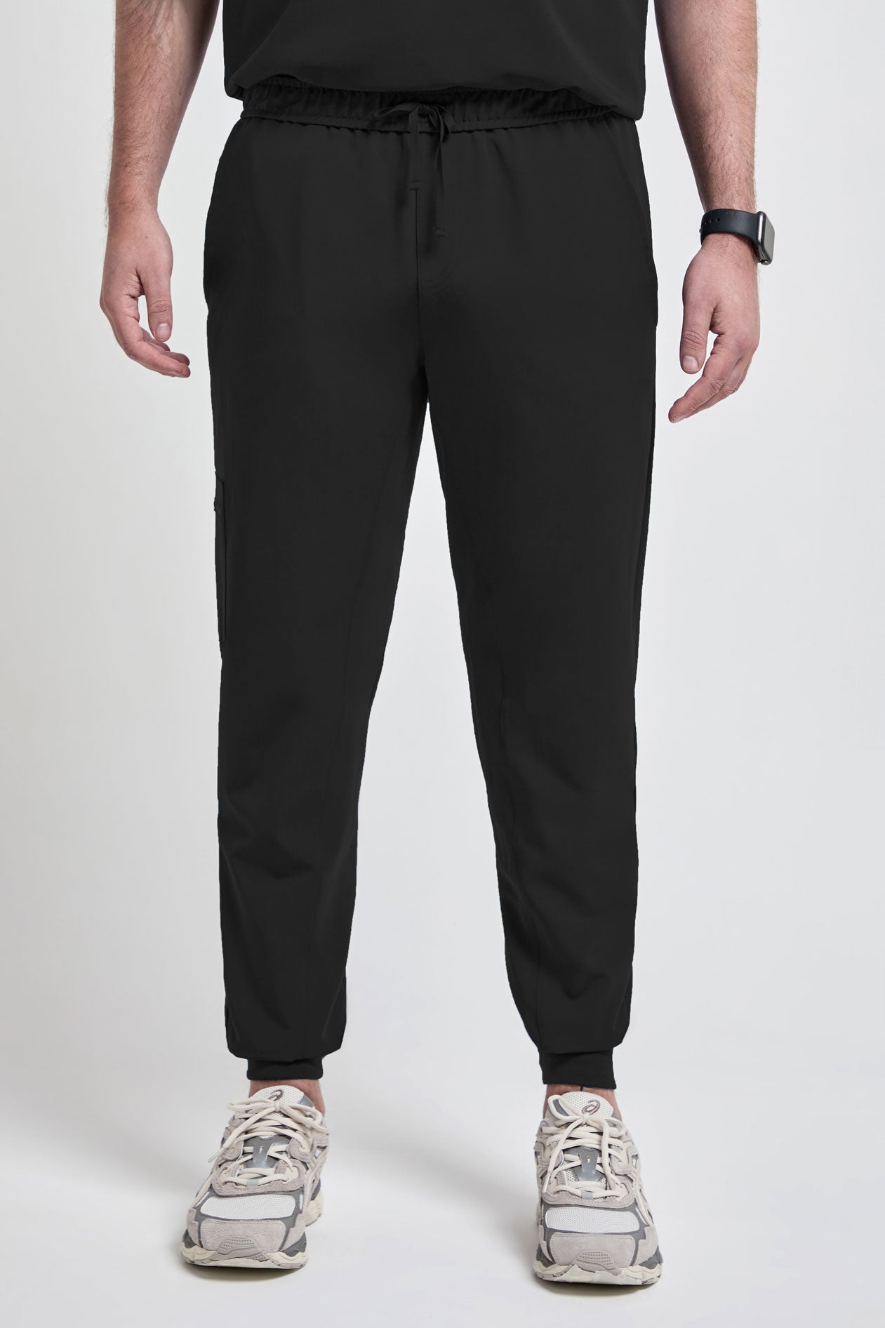 Men's Black Jogger Scrub Pants
