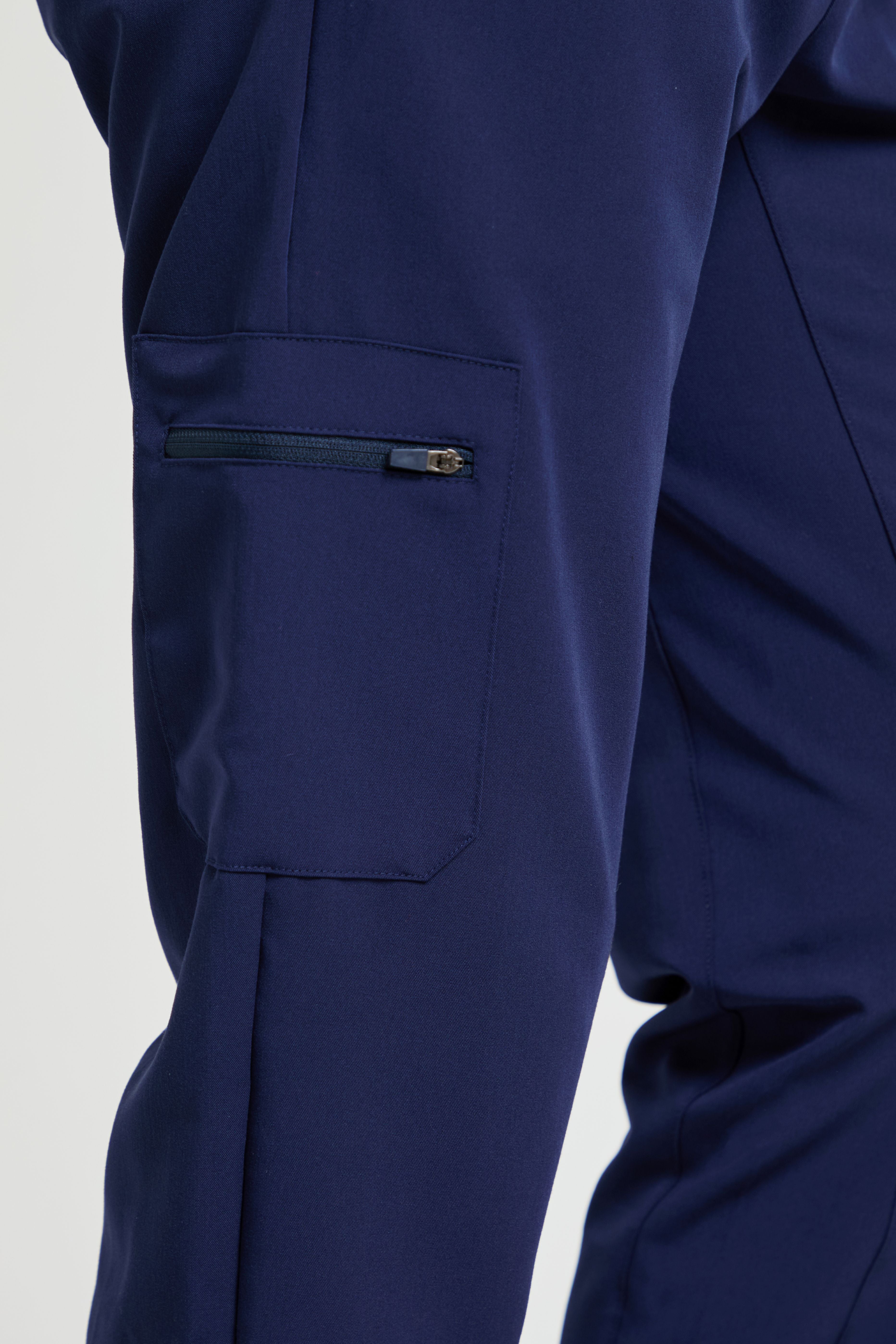 Navy Men's Jogger Scrub Pants