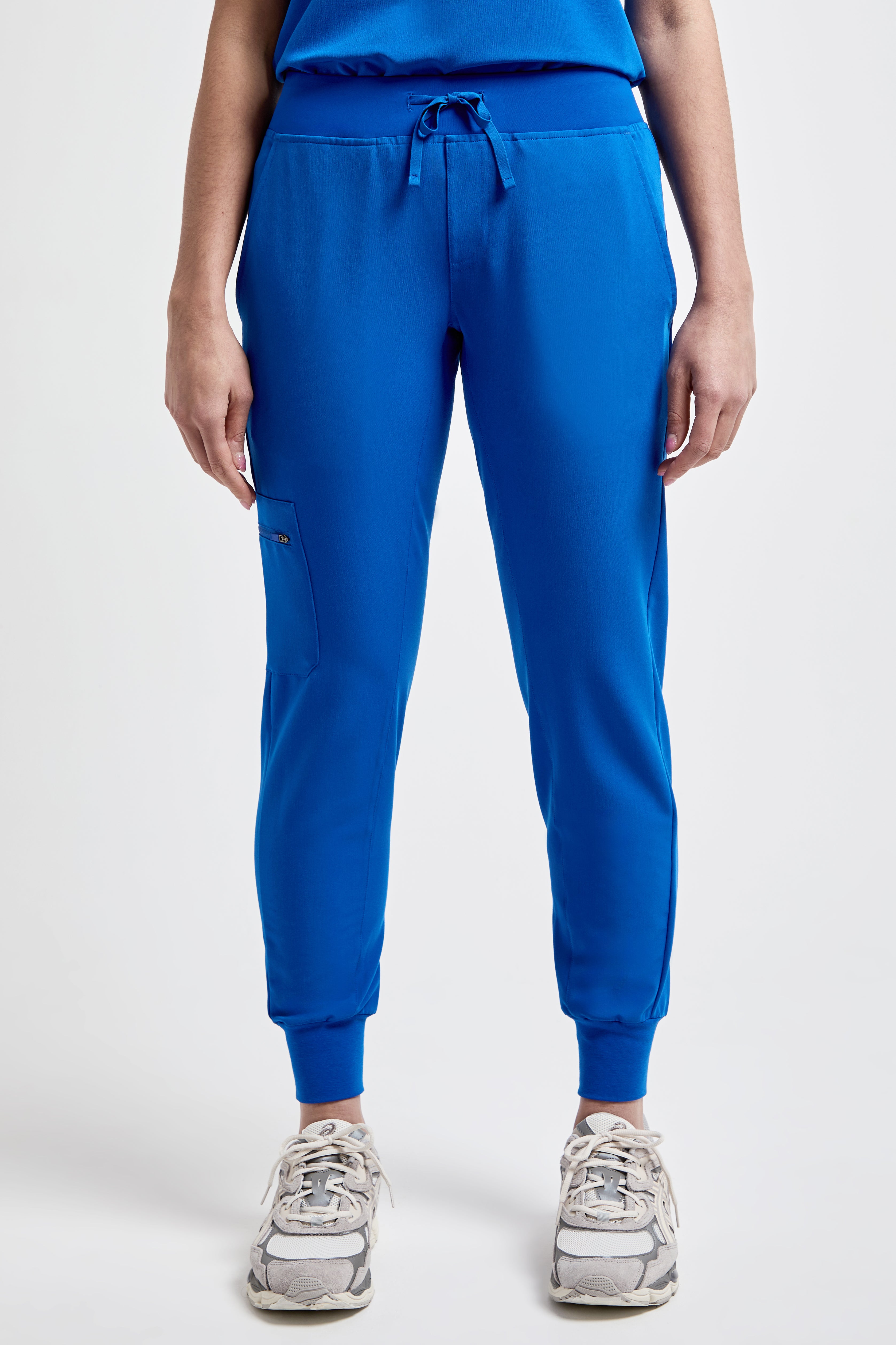 Women's Royal Blue Jogger Scrub Pants