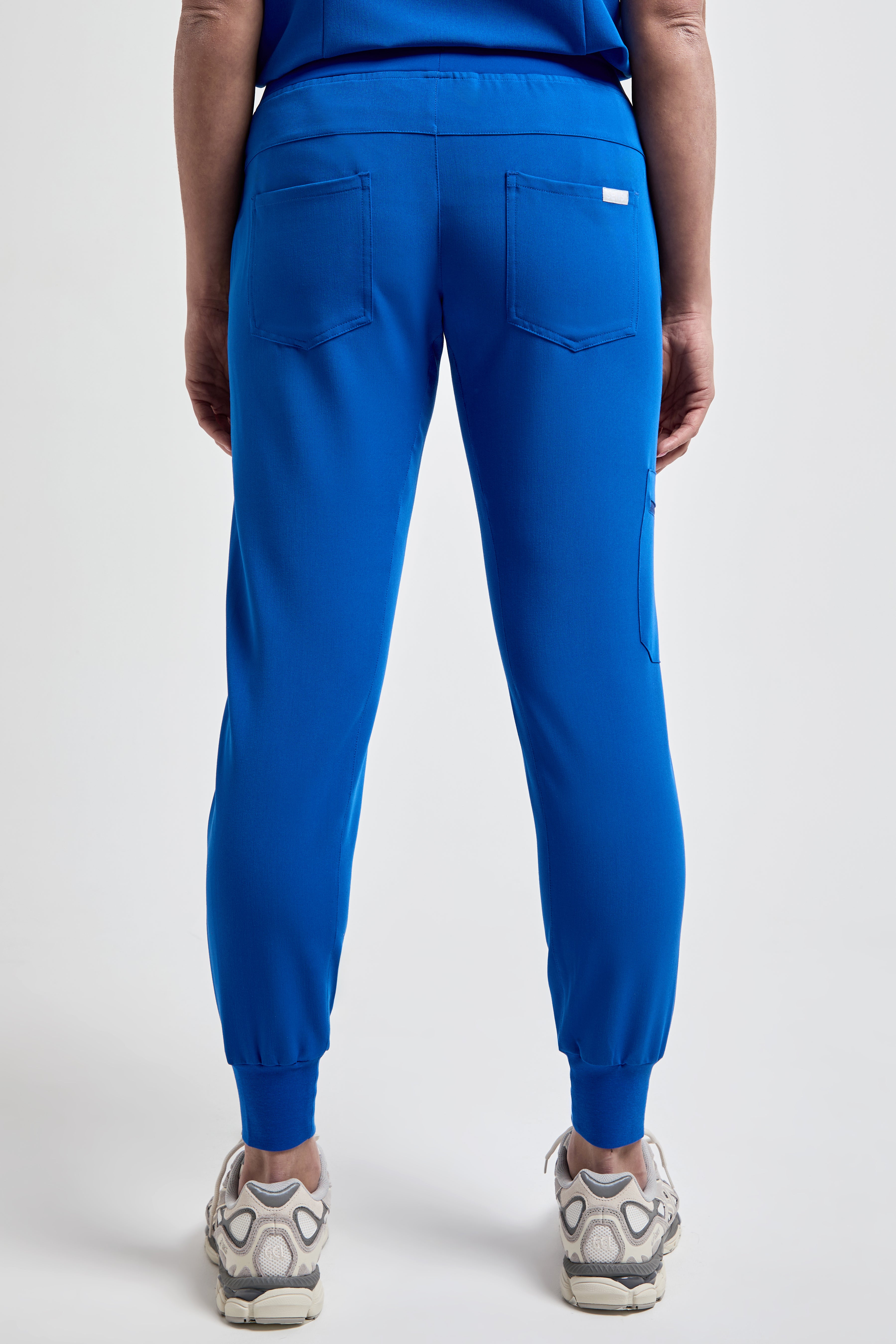Women's Royal Blue Jogger Scrub Pants