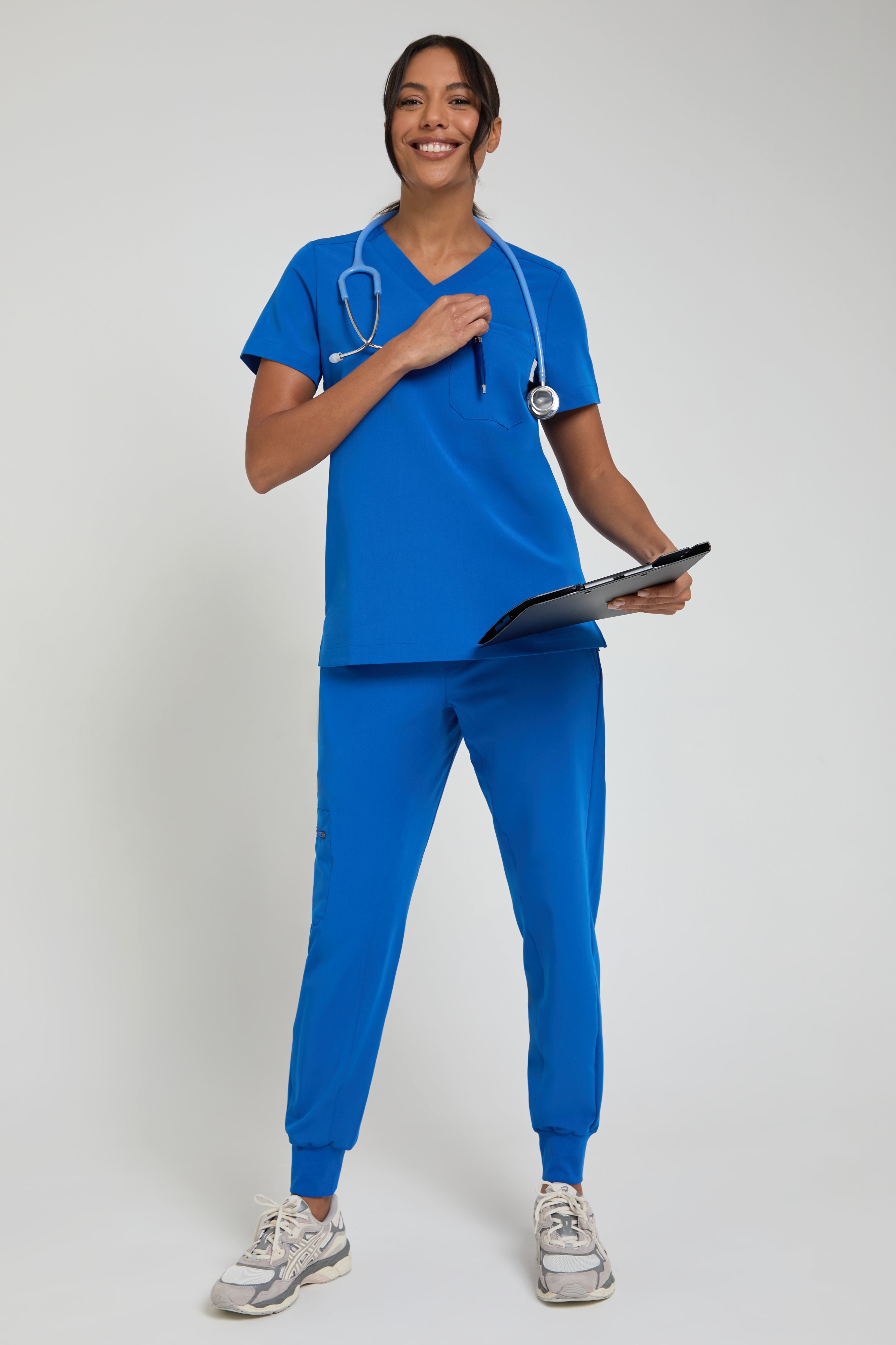 Women's Royal Blue Jogger Scrub Pants