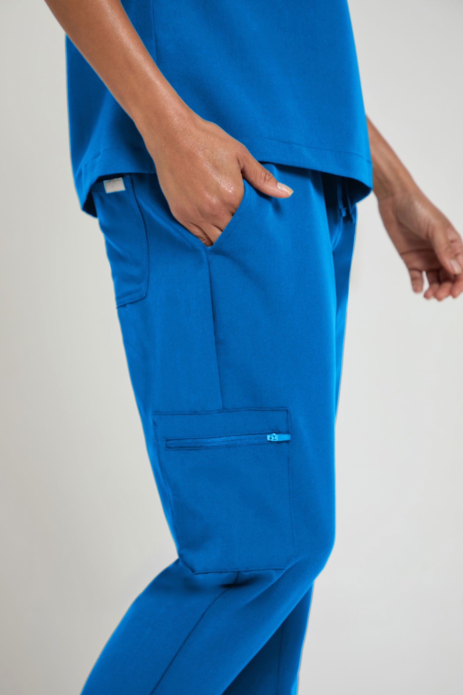 Women's Royal Blue Jogger Scrub Pants